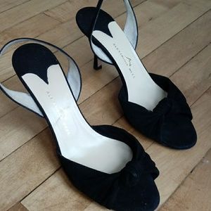 Alexandra Neel black suede heels size 38